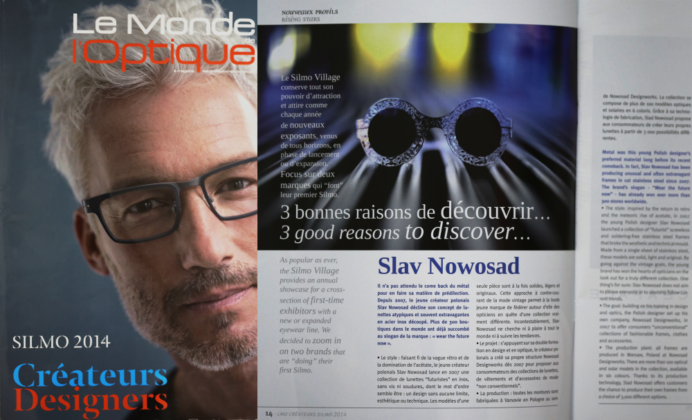 Le Monde L'Optique France September 2014