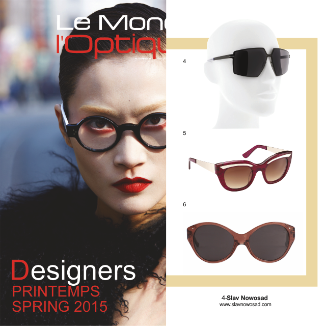 Le Monde de l'Optique Designers Printemps 2015